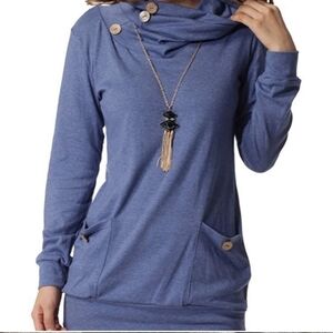 Lavaca Long Sleeve Cowl Neck Top